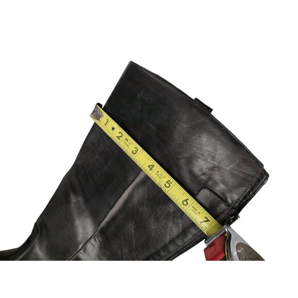 Emanuele Crasto Leather Knee High Boots Women’s EU 40 US 9 Italian Made - Picture 10 of 10